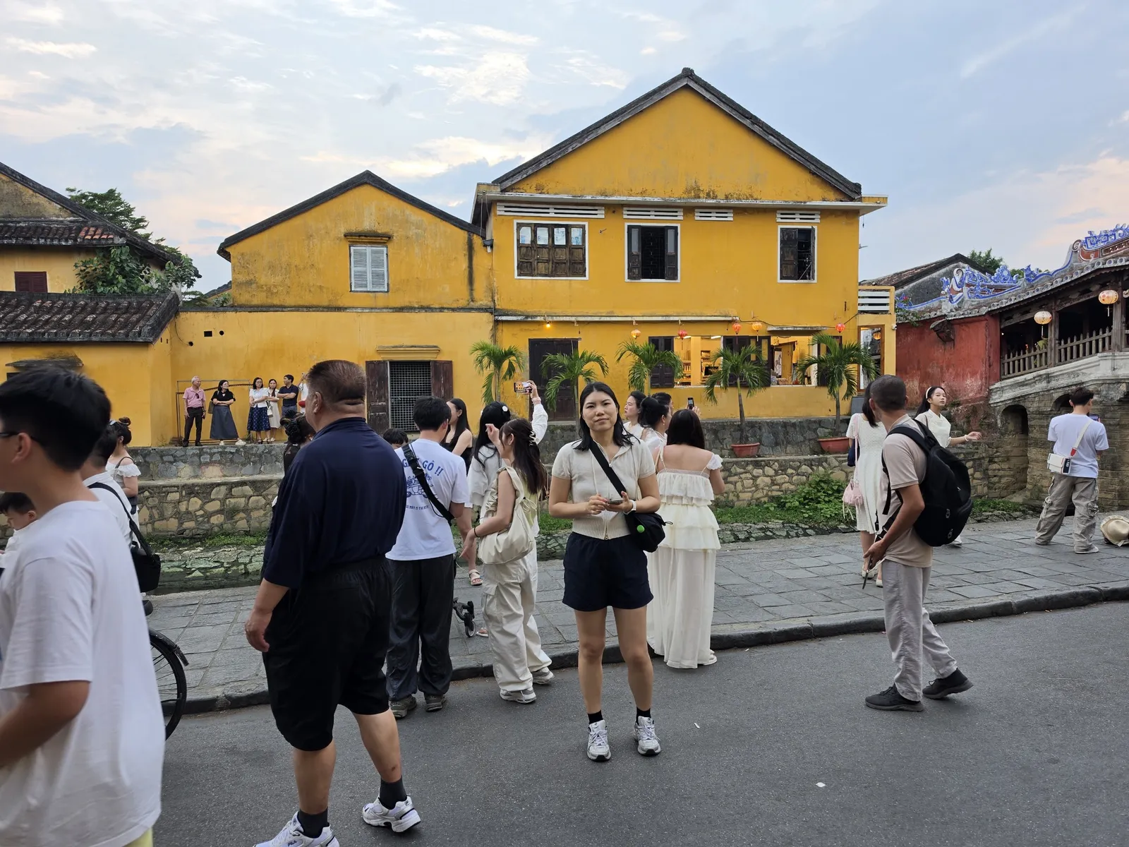 Yellow shophouses in Hoi An Old Town